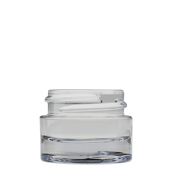 5ML CLEAR PETG HEAVY WALL ROUND JAR WITH 30-400 NECK FINISH