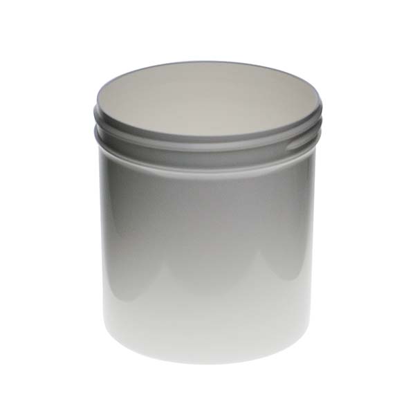 16OZ WHITE PP SINGLE WALL ROUND BASE WITH 89MM NECK DIAMETER-detail image