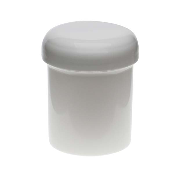 4OZ WHITE PP SINGLE WALL JAR ROUND BASE WITH 58MM NECK DIAMETER-detail image