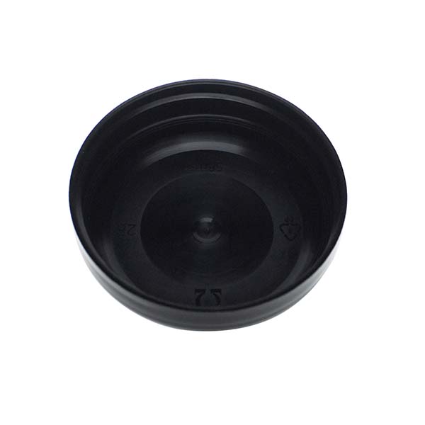  58-400 BLACK SMOOTH SIDE / SMOOTH TOP PP DOME STYLE-detail image