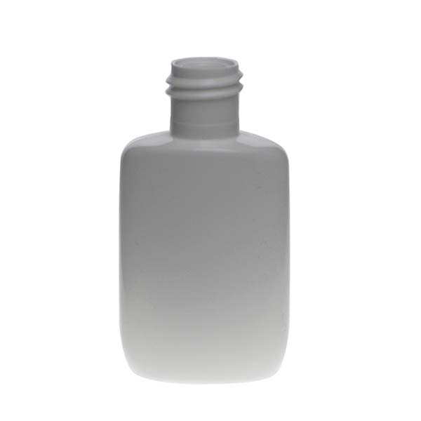 .5OZ WHITE OVAL PLASTIC LDPE WITH 15-410 NECK FINISH