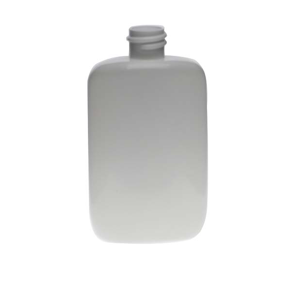 2OZ WHITE OVAL PLASTIC LDPE WITH 18-410 NECK FINISH