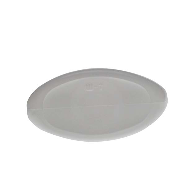2OZ WHITE OVAL PLASTIC LDPE WITH 18-410 NECK FINISH-detail image