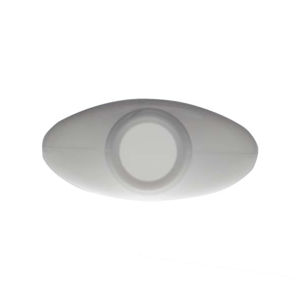 .25OZ WHITE OVAL LDPE WITH 18-410 NECK FINISH-detail image