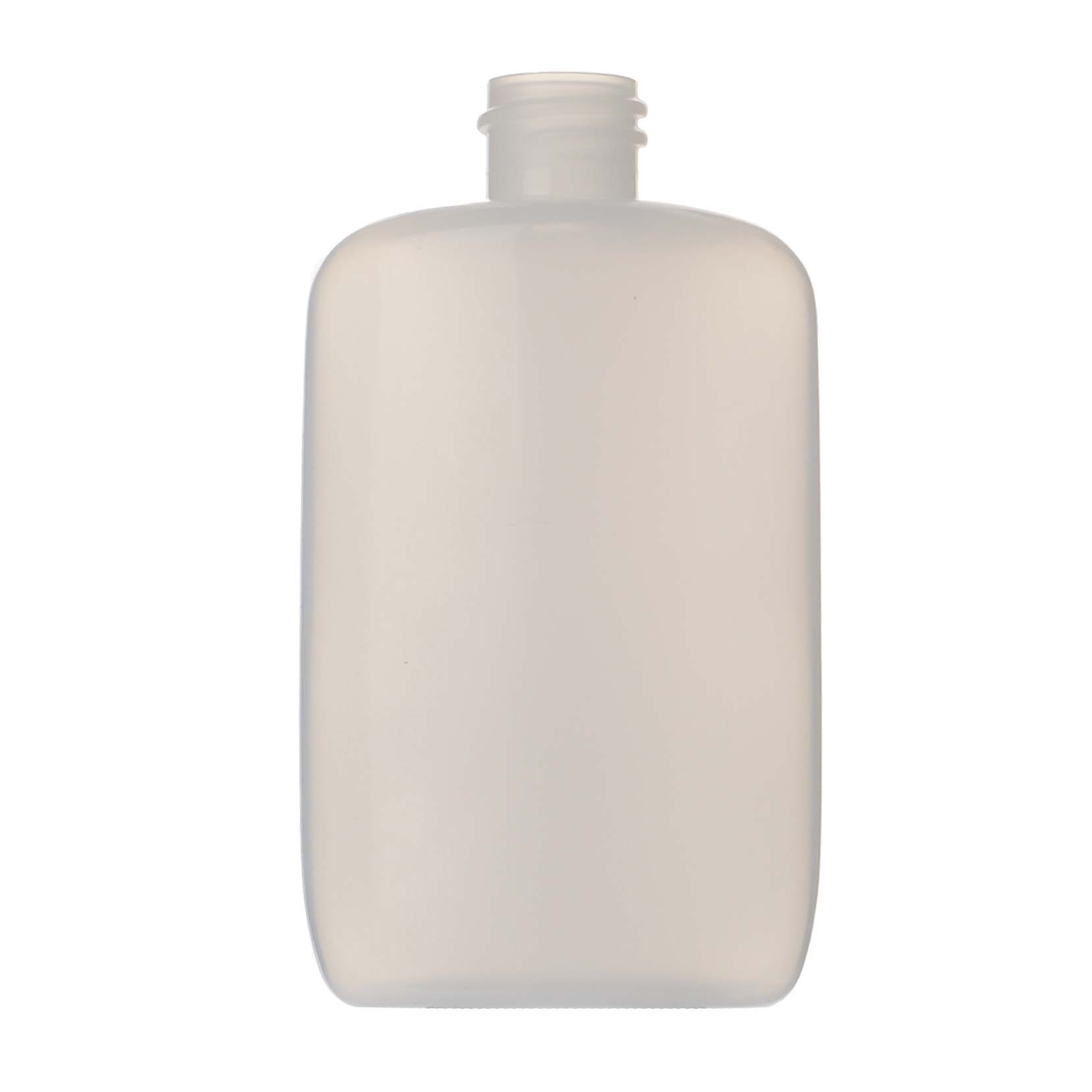 2OZ NATURAL OVAL PLASTIC LDPE WITH 18-410 NECK FINISH