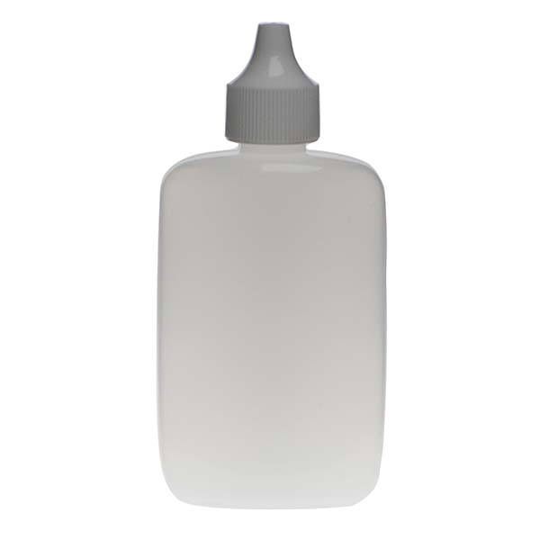 2OZ NATURAL OVAL PLASTIC LDPE WITH 18-410 NECK FINISH-detail image