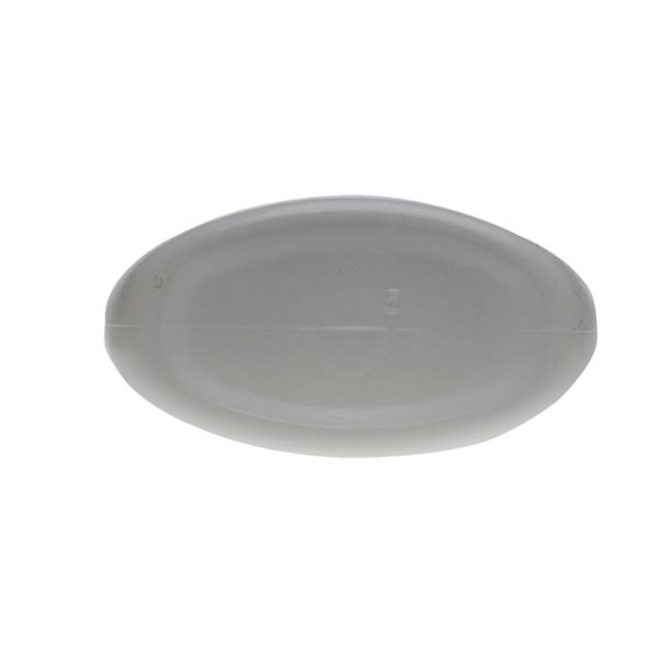 2OZ WHITE OVAL LDPE WITH 18-410 NECK FINISH-detail image