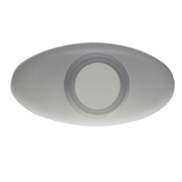 2OZ WHITE OVAL LDPE WITH 18-410 NECK FINISH-detail image