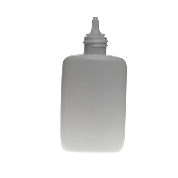 2OZ WHITE OVAL LDPE WITH 18-410 NECK FINISH-detail image