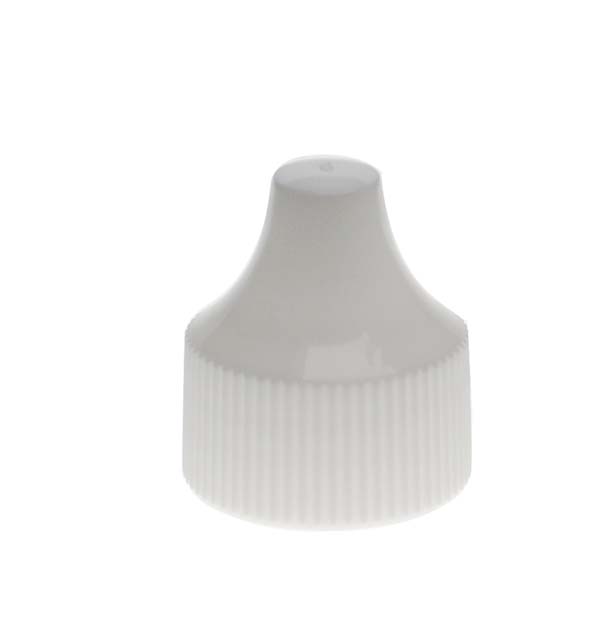 18MM WHITE RIB SIDE EXTENDED TIP CLOSURE PP-detail image