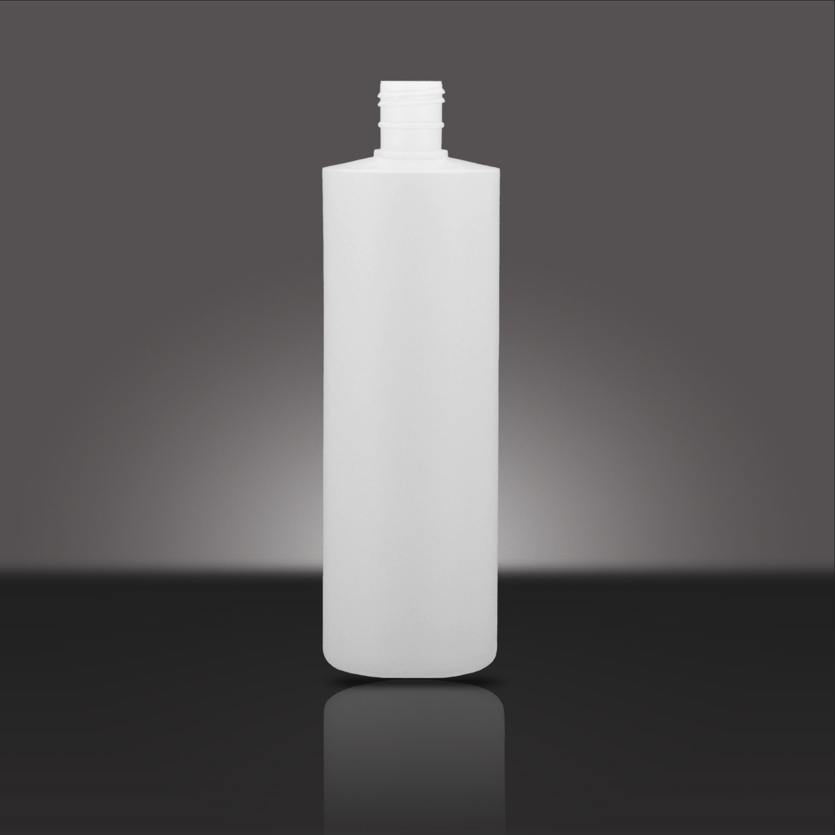 500 ML NATURAL HDPE ROUND WITH  24 - 415 NECK FINISH