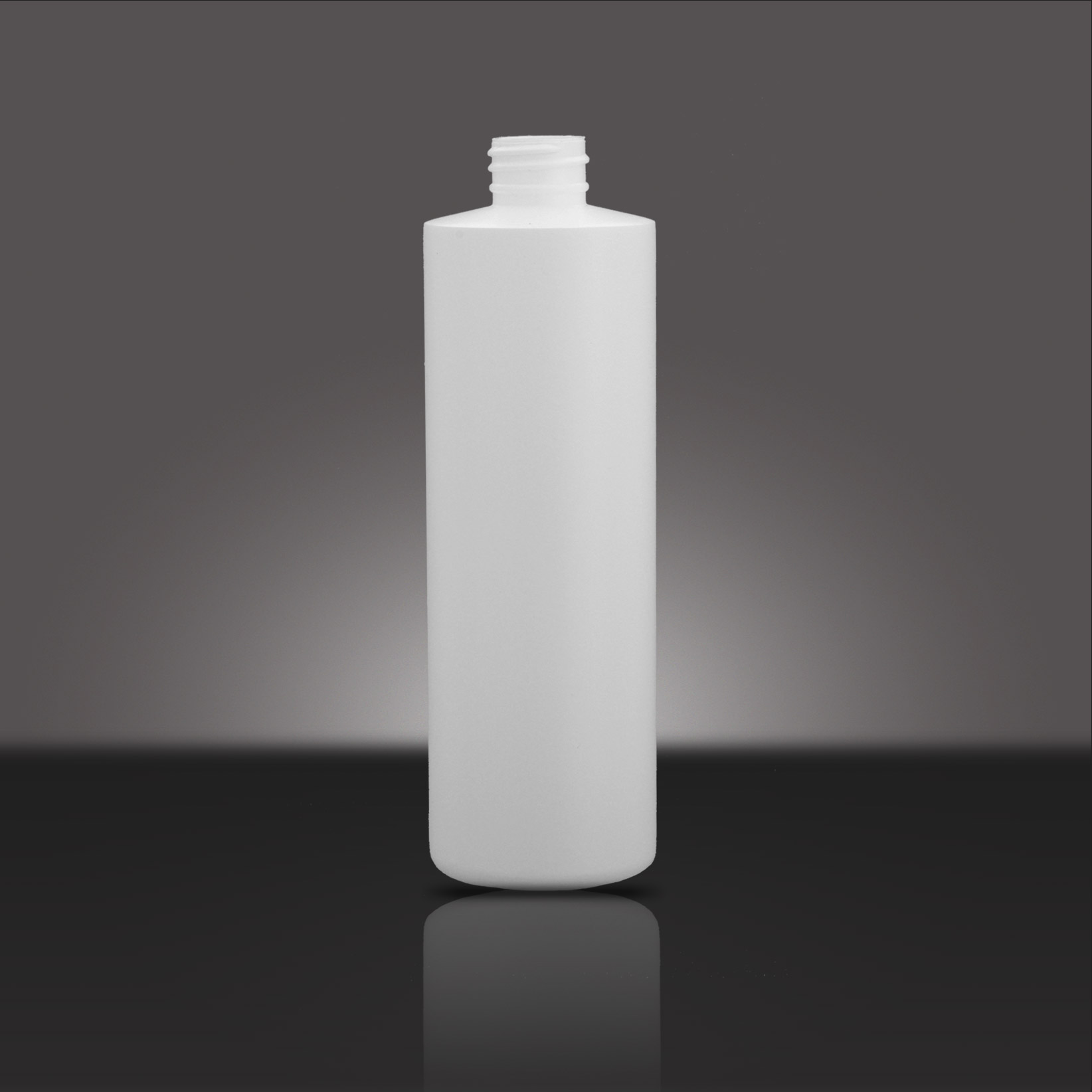 500 ML NATURAL HDPE ROUND WITH  28 - 410 NECK FINISH-detail image