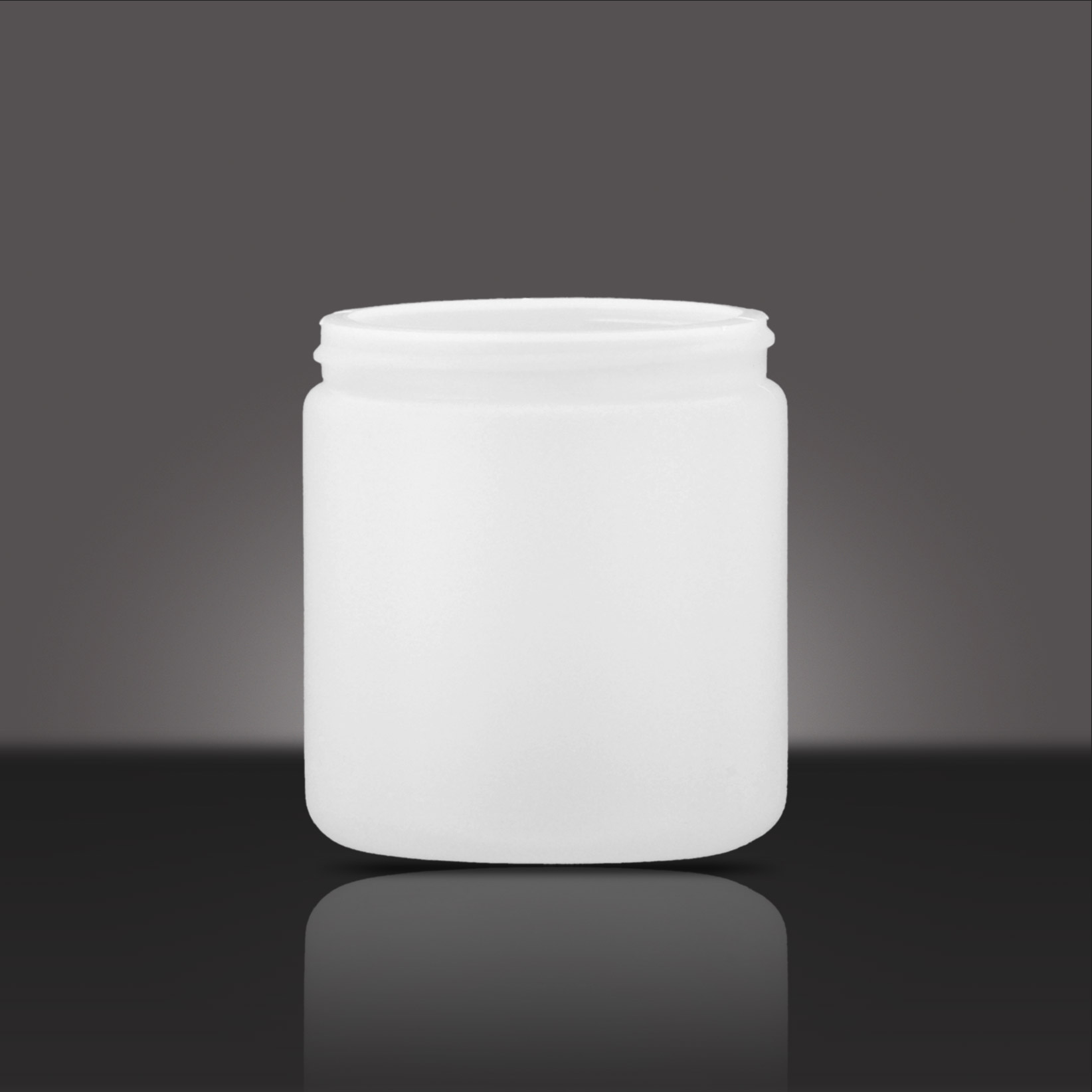 250 ML NATURAL HDPE CREAM ROUND WITH  70 - 400SP NECK FINISH