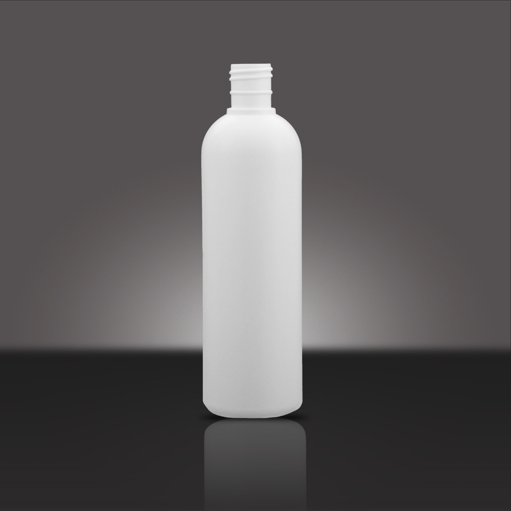 500 ML NATURAL HDPE ROUND WITH  28 - 415 NECK FINISH