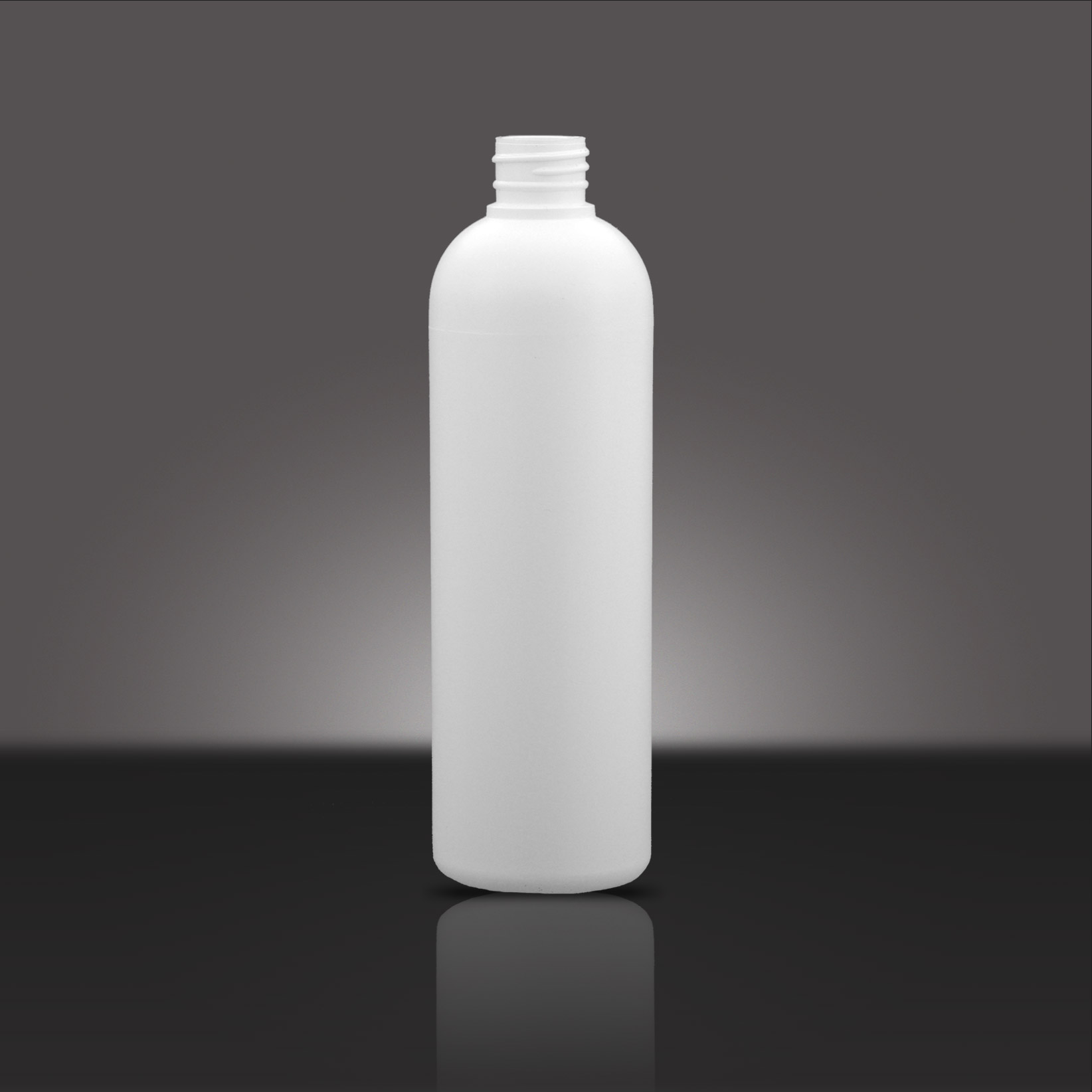 500 ML NATURAL HDPE ROUND WITH  28 - 410 NECK FINISH