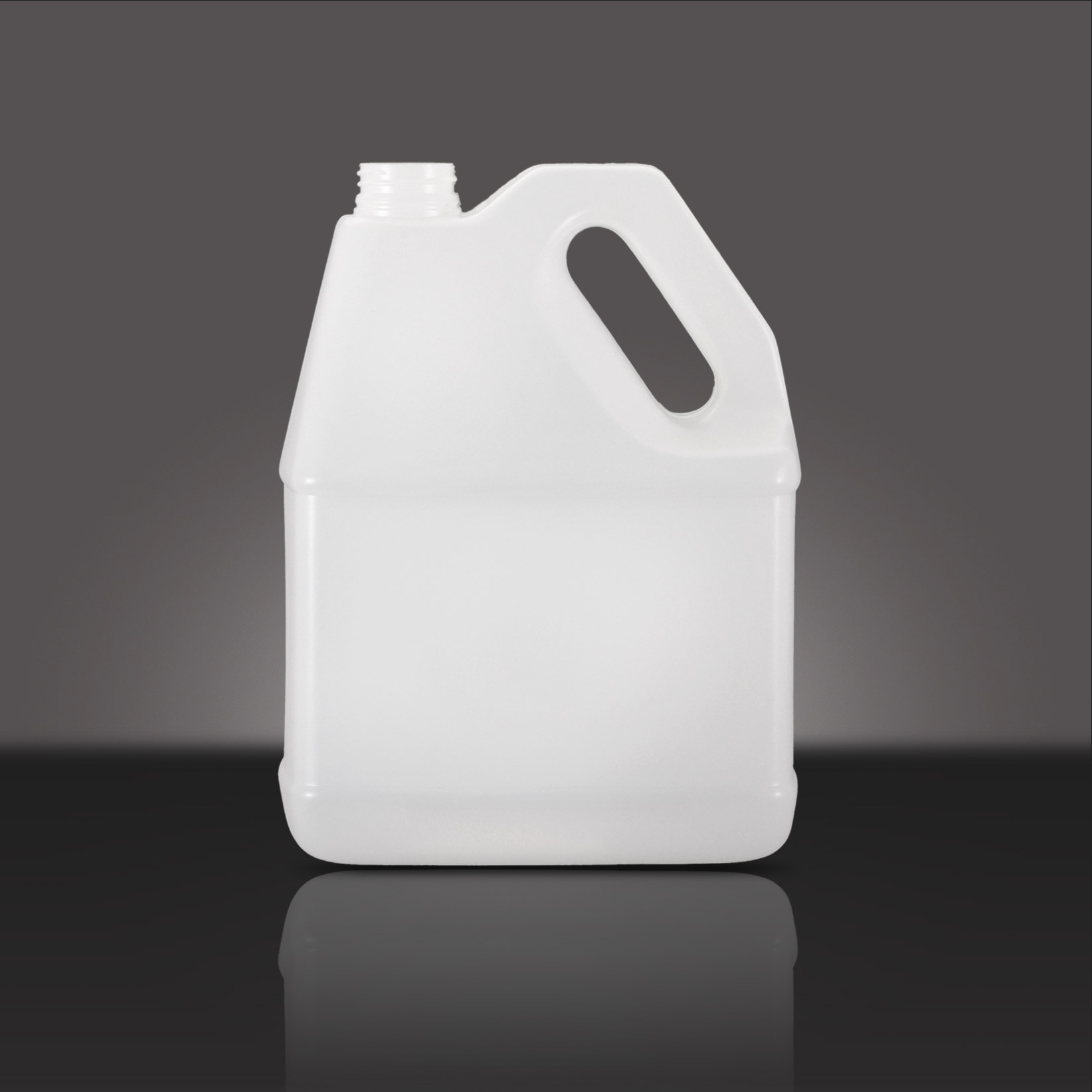 4 L NATURAL HDPE OBLONG WITH  38 - 400 Snap Loc  NECK FINISH
