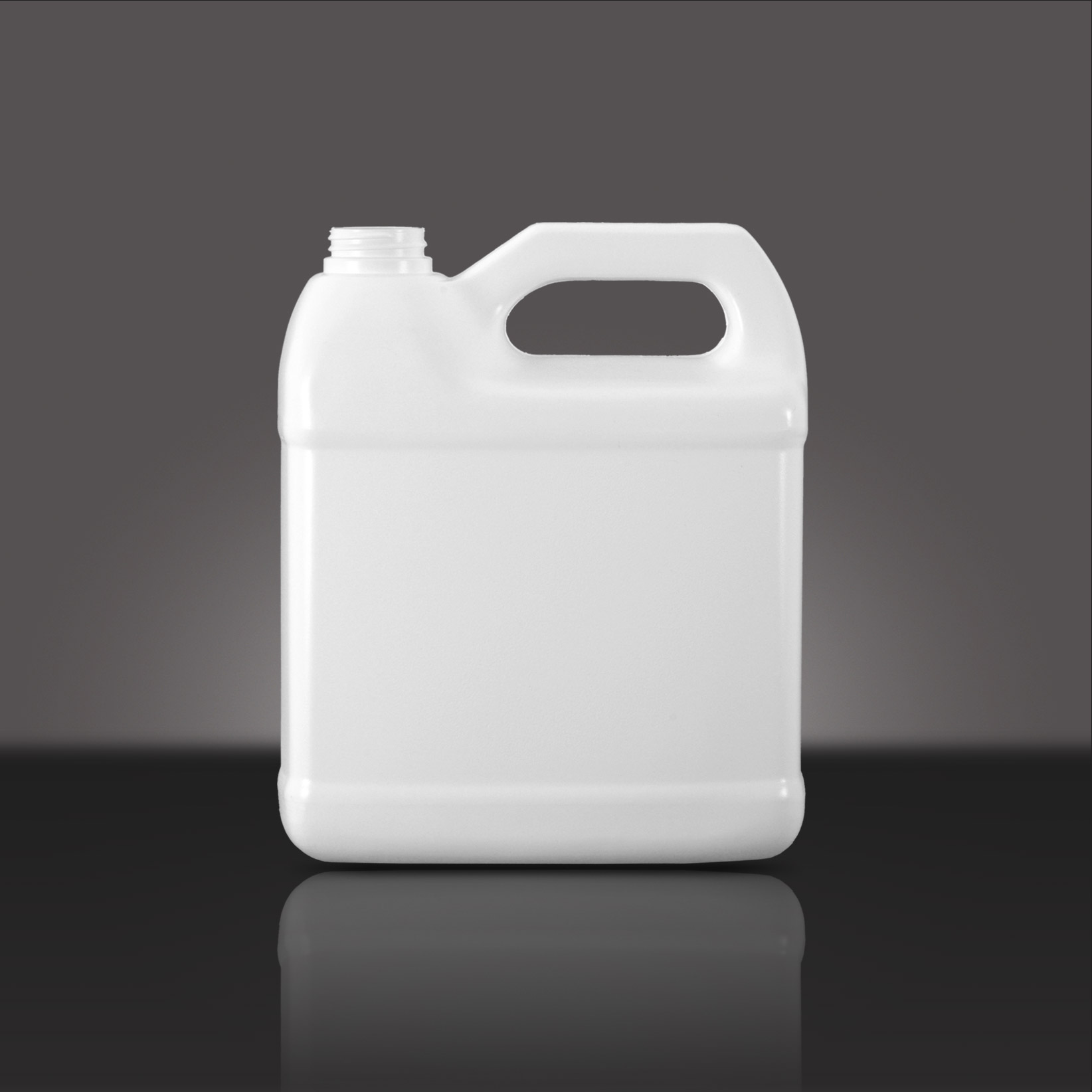 3 L NATURAL HDPE RECTANGULAR WITH  38 - 400SP NECK FINISH