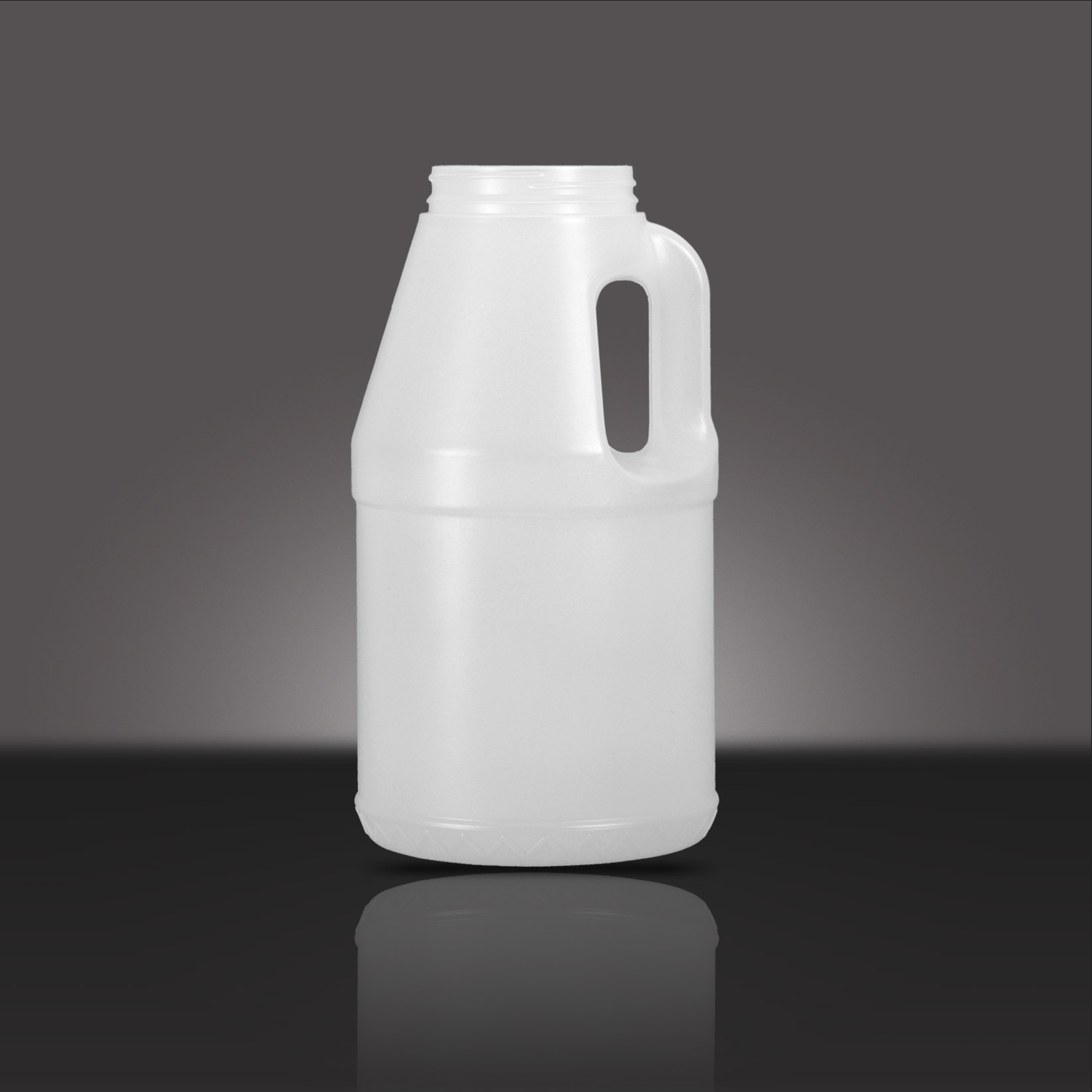 4 L NATURAL HDPE ROUND WITH  89 - PANO NECK FINISH