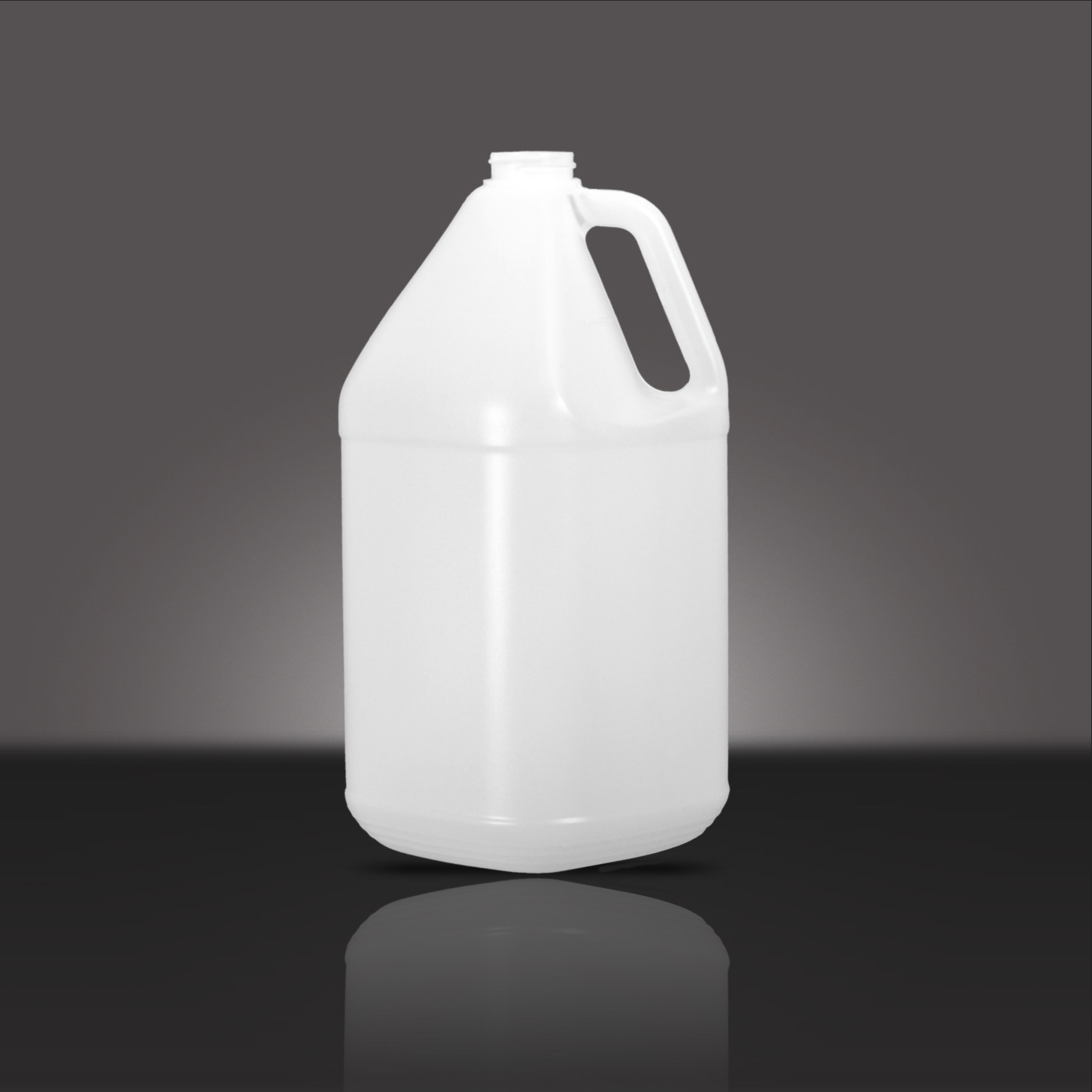 1 GAL NATURAL HDPE SQUARE WITH  38 - 400SP  NECK FINISH