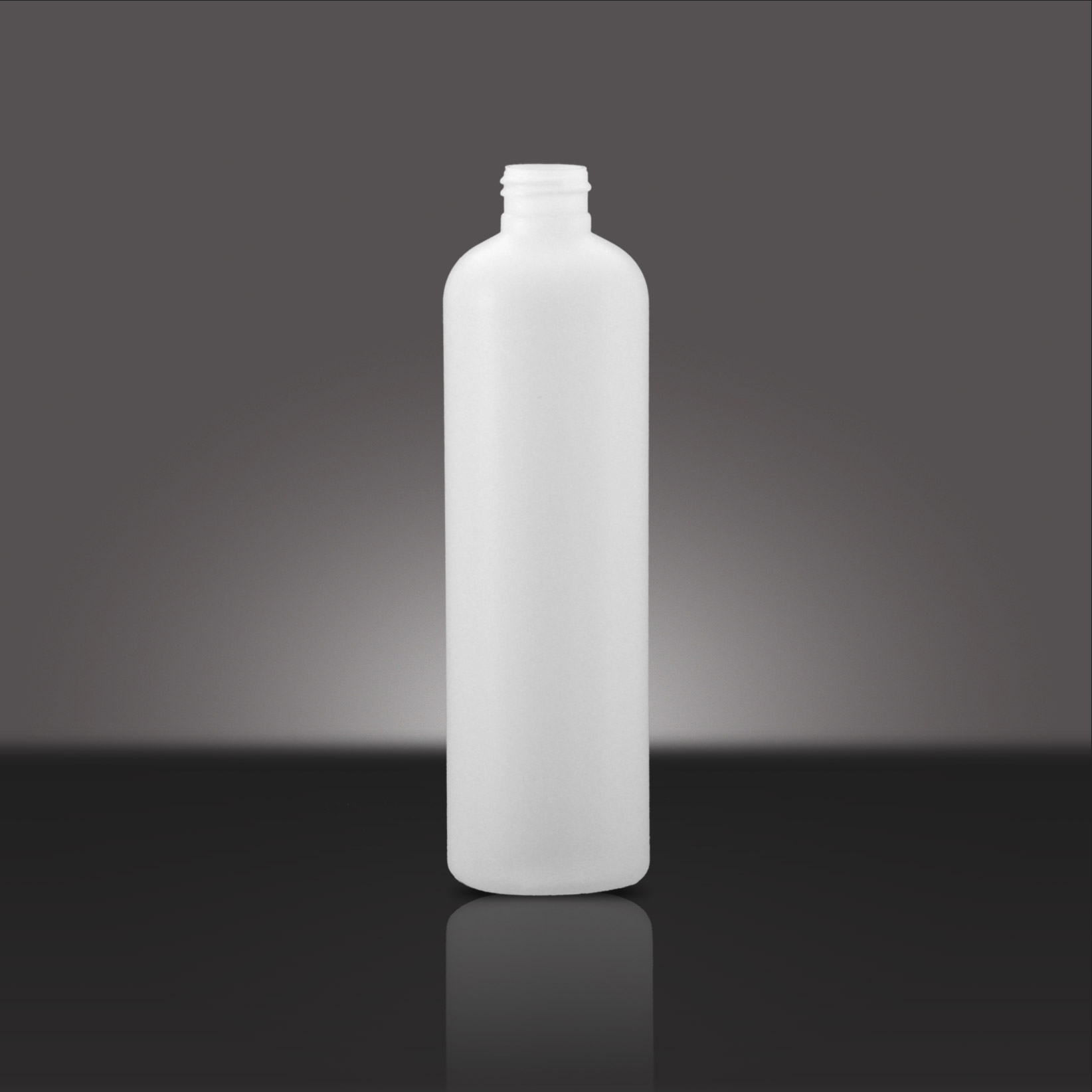 300 ML NATURAL HDPE ROUND WITH  24 - SP410 NECK FINISH