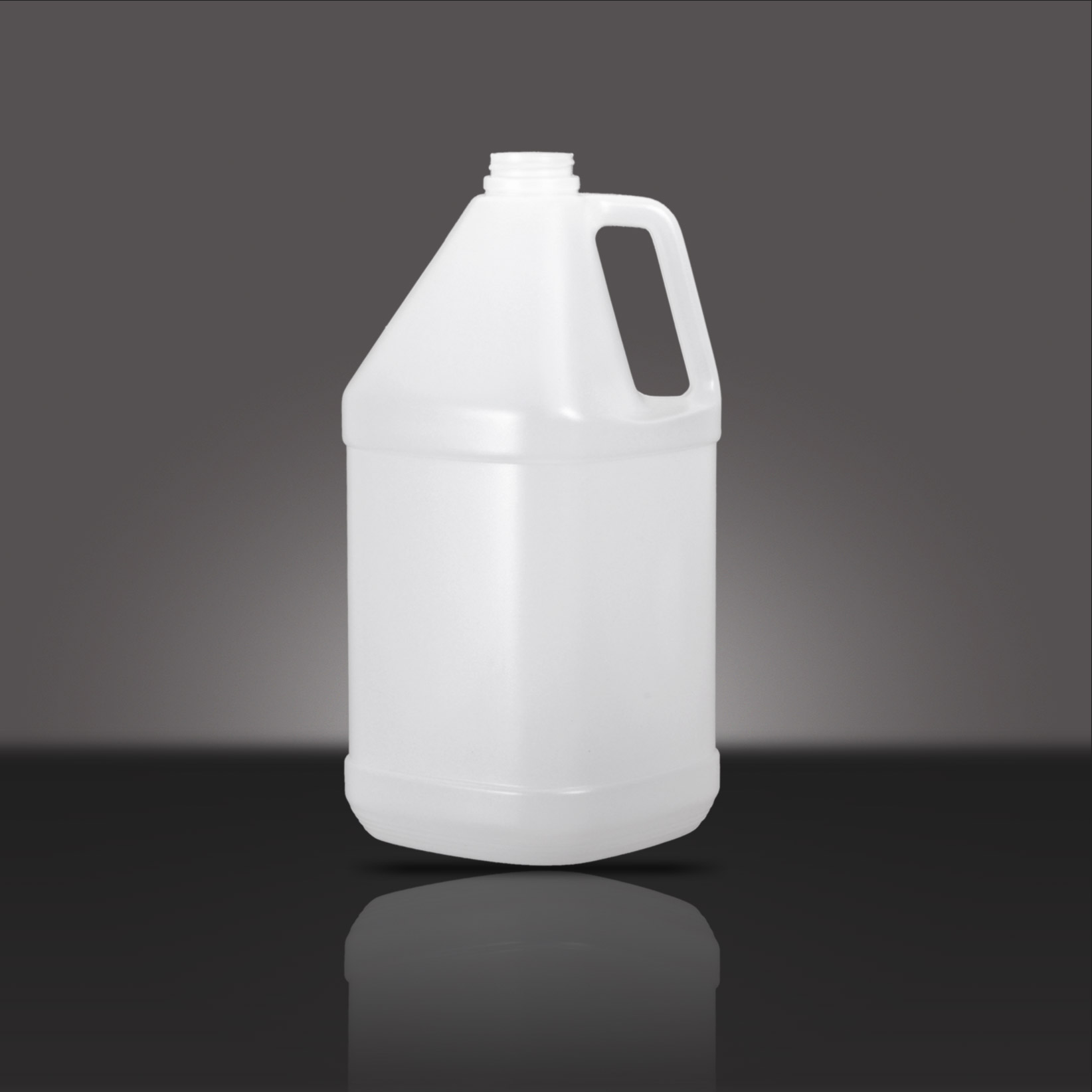 4 L NATURAL HDPE NG REGULAR SQUARE WITH  38 - SP400  NECK FINISH
