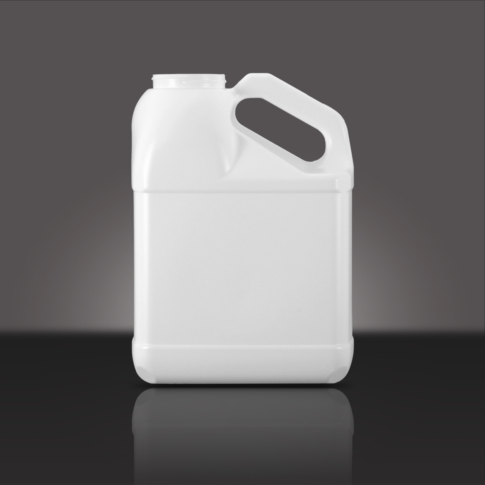 1 GA NATURAL HDPE HANDLE C-L OBLONG WITH  63 - 400SP NECK FINISH