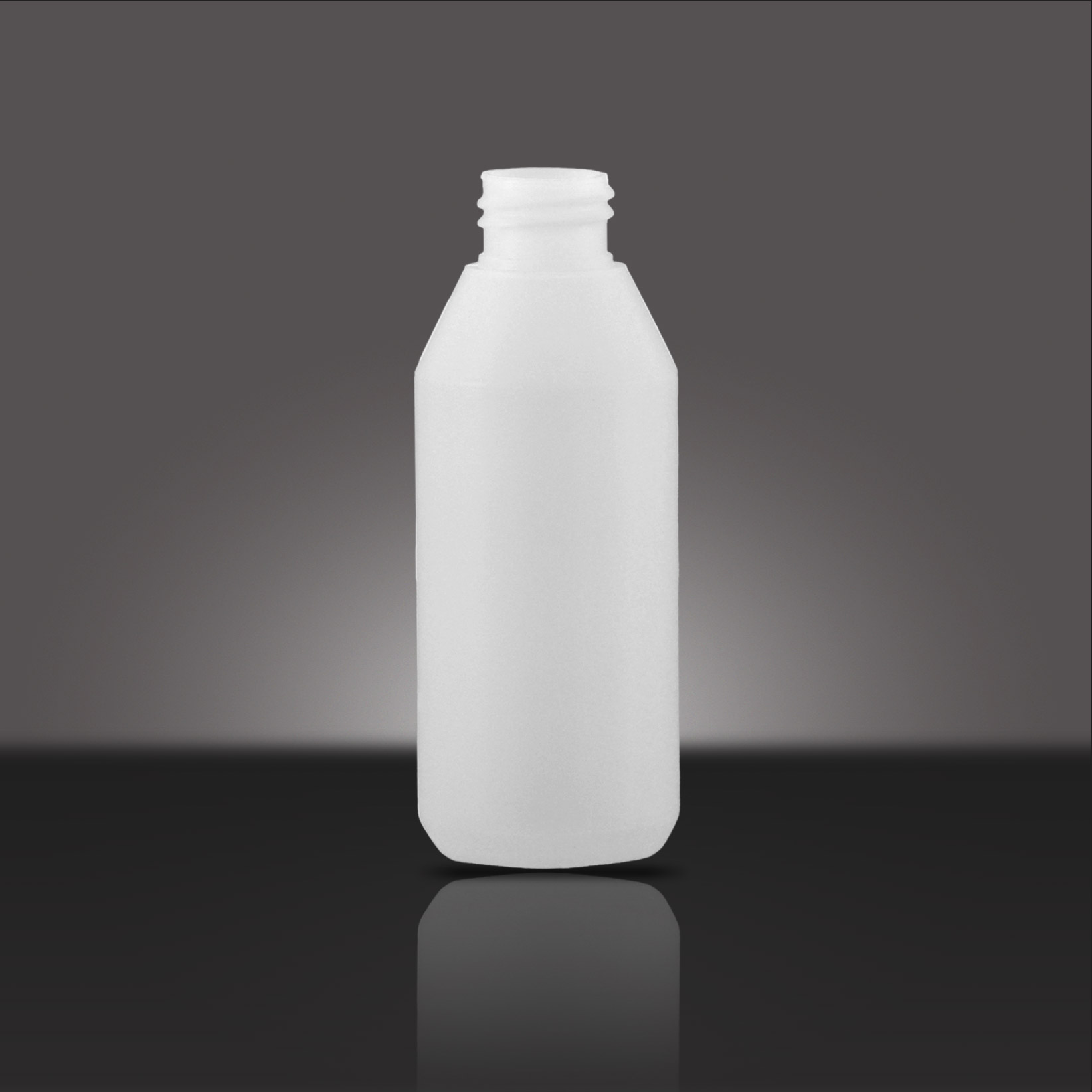 4 OZ NATURAL HDPE ROUND WITH  22 - 410 NECK FINISH