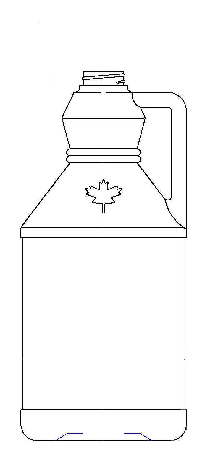 64 OZ NATURAL HDPE ROUND WITH  33 - 400SP NECK FINISH