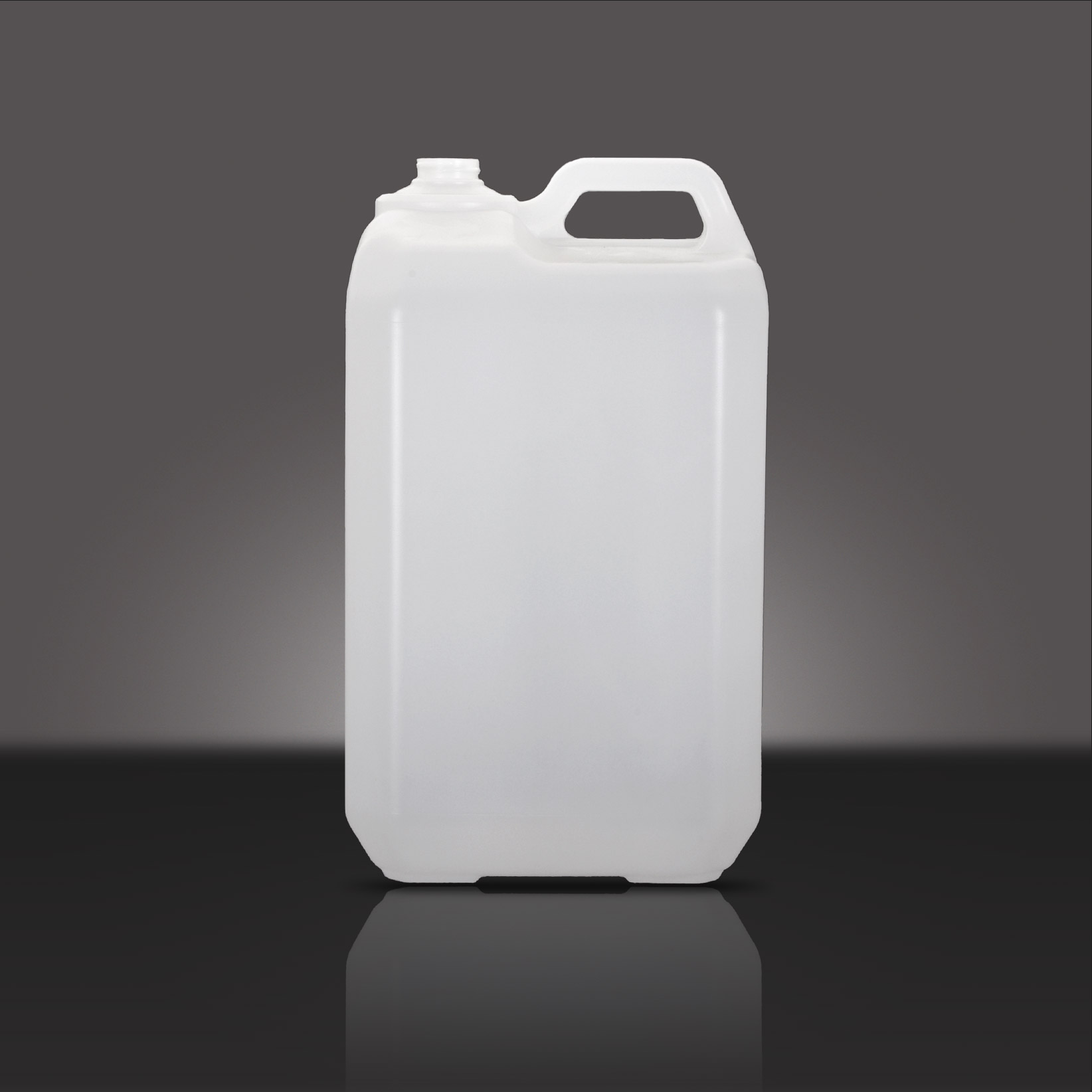 17 LITER Natural HDPE LW N/G HANDLE SQUARE WITH  38 - 400SP NECK FINISH