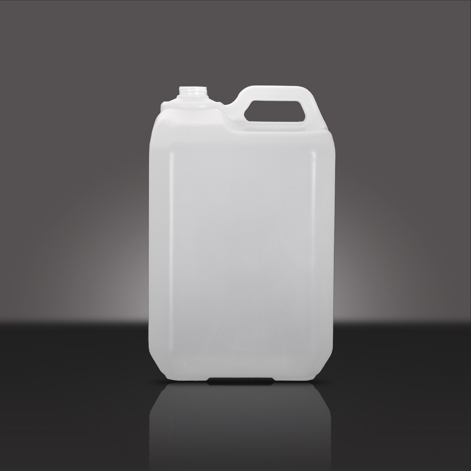 16 LITER Natural HDPE LW N/G HANDLE SQUARE WITH  38 - 400SP NECK FINISH