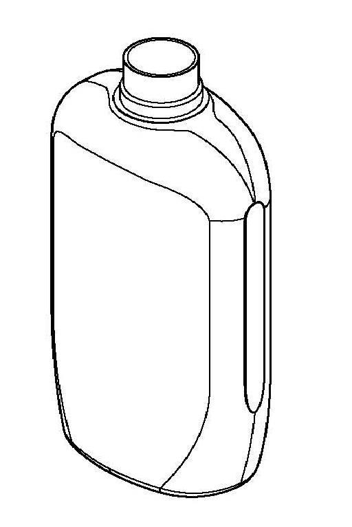 444 ML NATURAL HDPE OBLONG WITH  24 - 410SP NECK FINISH-detail image