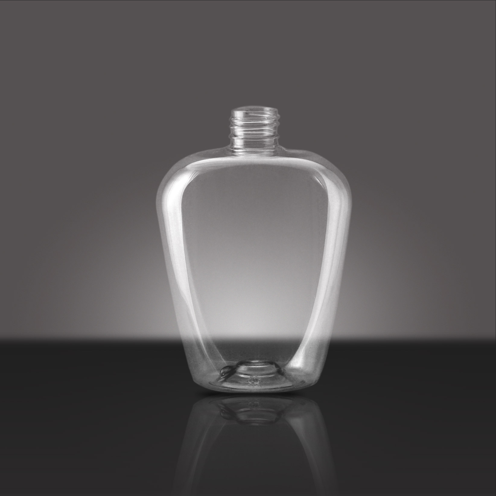354 ML CLEAR PET OVAL WITH  24 - 410SP NECK FINISH