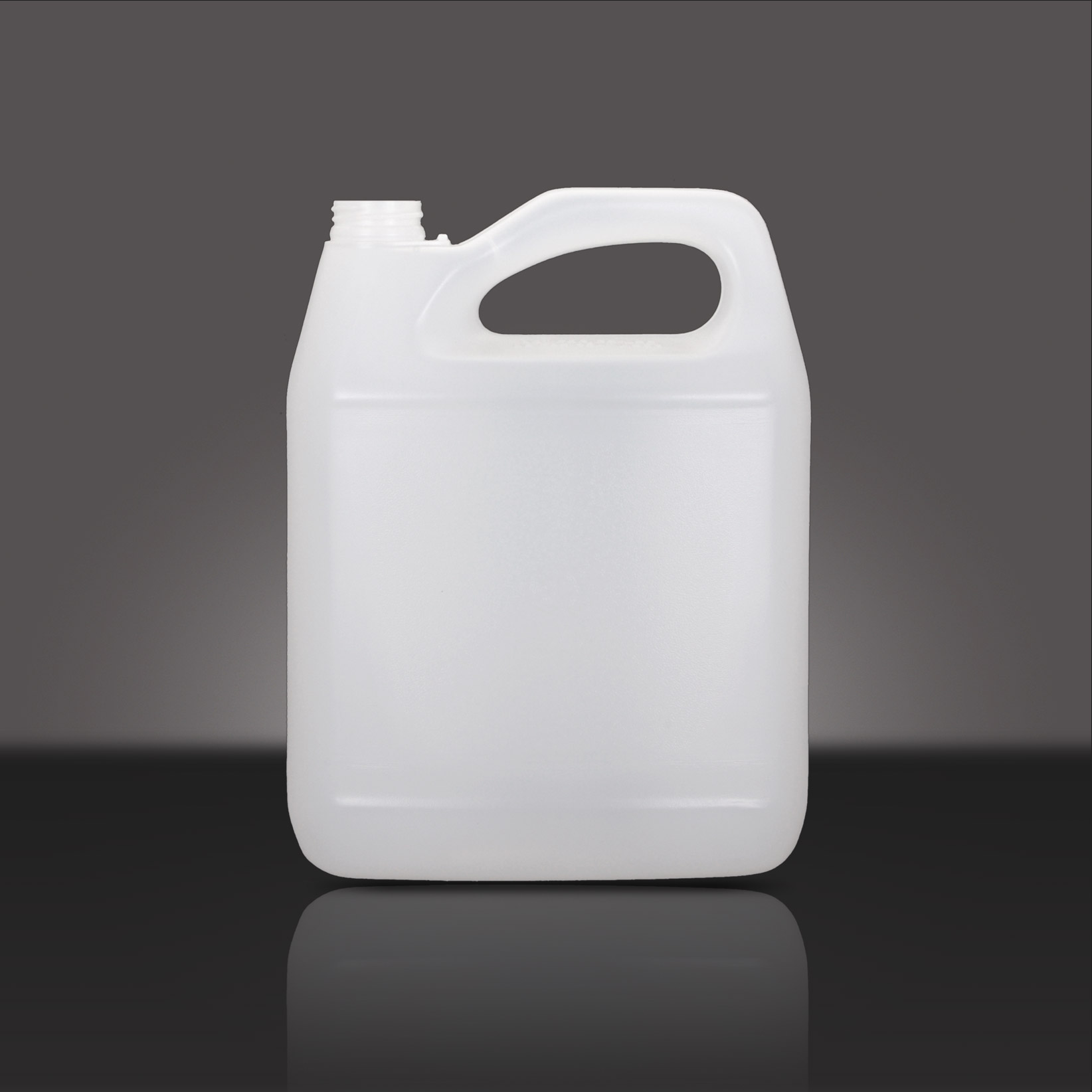 4 L NATURAL HDPE F-STYLE OBLONG WITH  38 - 400SP NECK FINISH