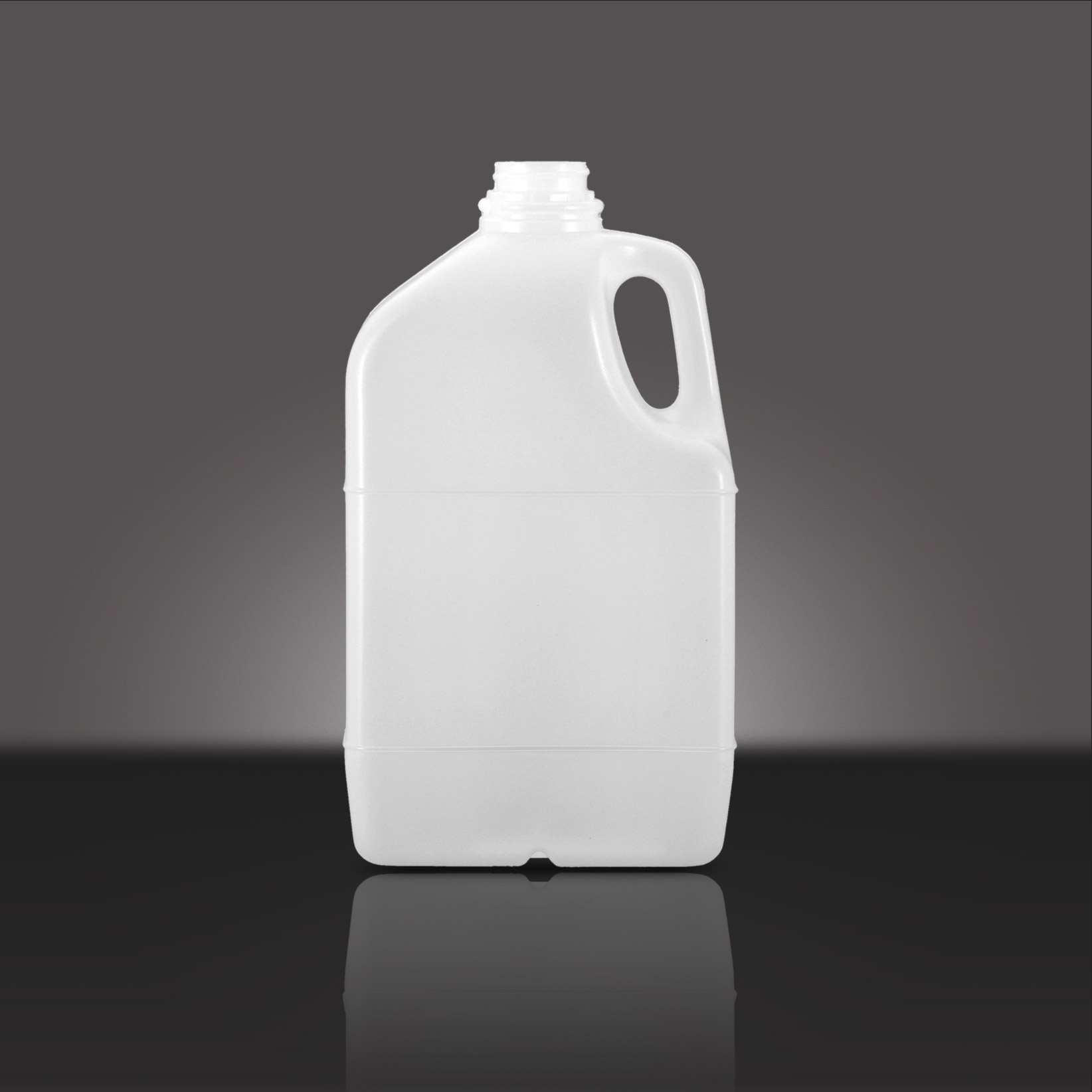 3 L NATURAL HDPE HANDLE JUICE-RACHET  RECTANGLE WITH  38 - Nepco NECK FINISH
