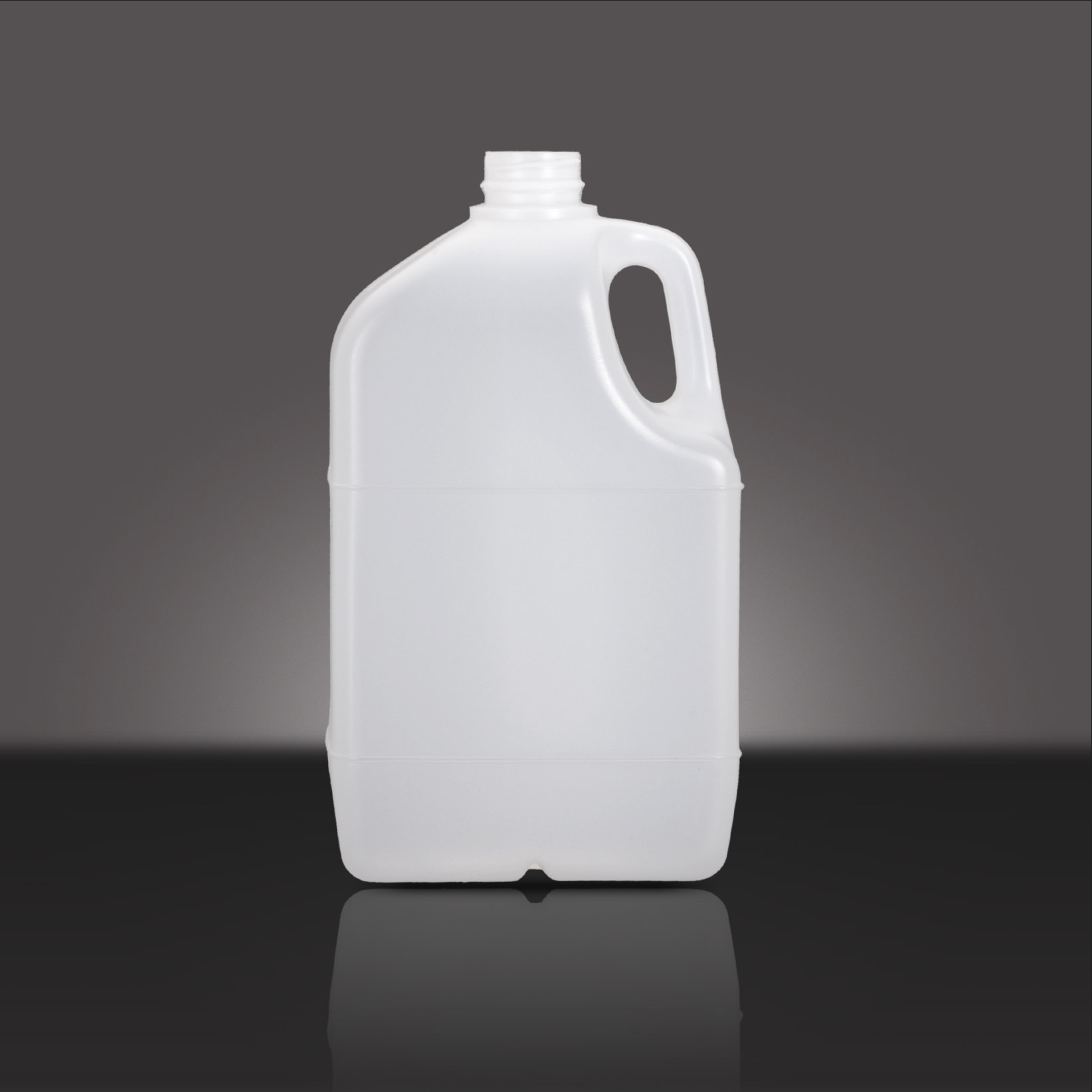3 L NATURAL HDPE HANDLE JUICE PANO RECTANGLE WITH  38 - TE Pano NECK FINISH