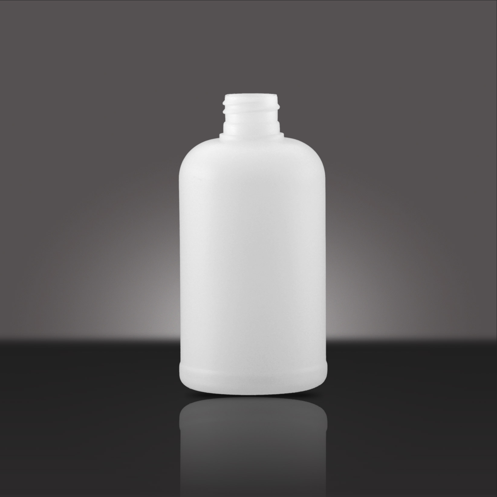 400 ML NATURAL HDPE ROUND WITH  28 - SP410 NECK FINISH