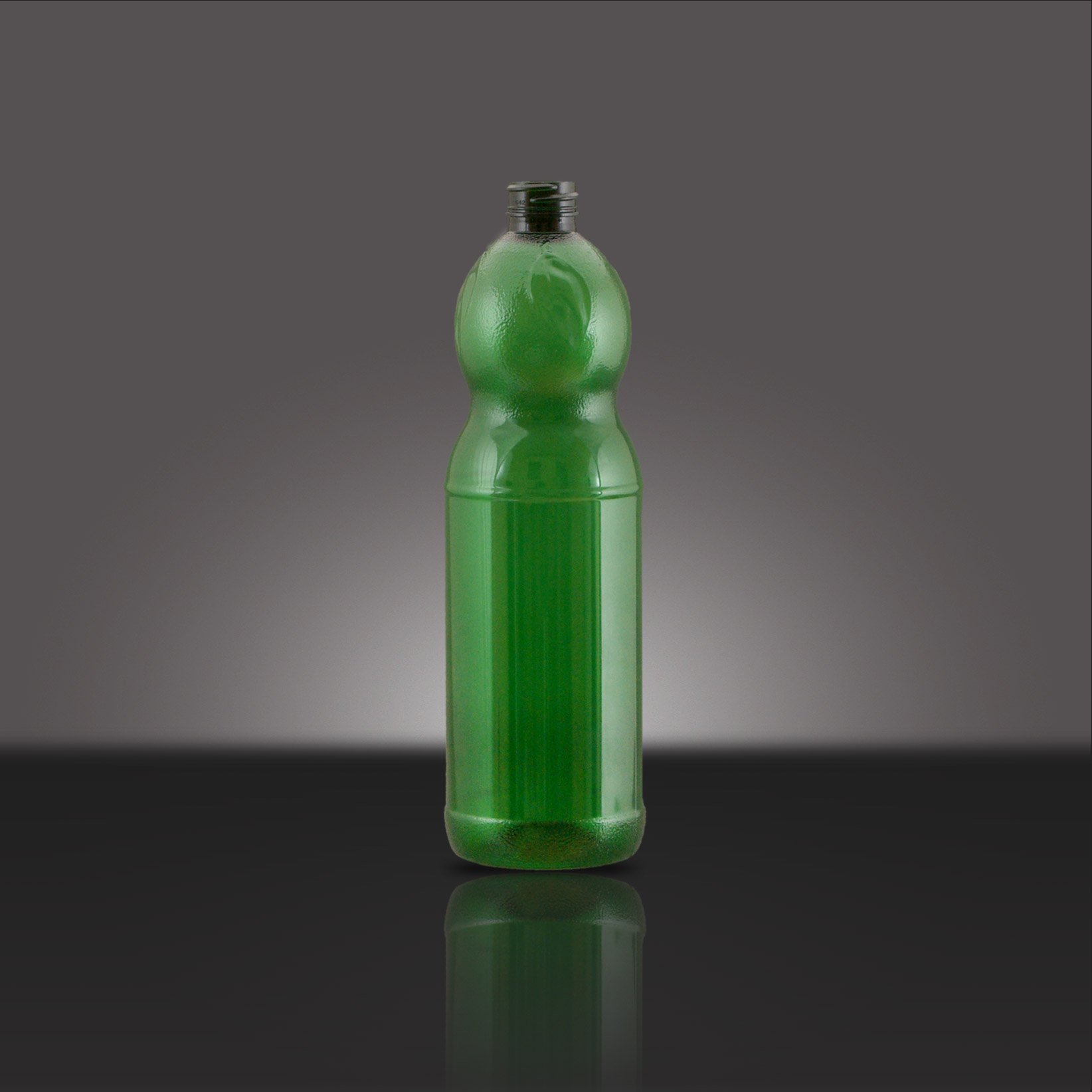 750 ML CLEAR PET CONTOURED LEMON JUICE ROUND WITH  28 - 400SP NECK FINISH