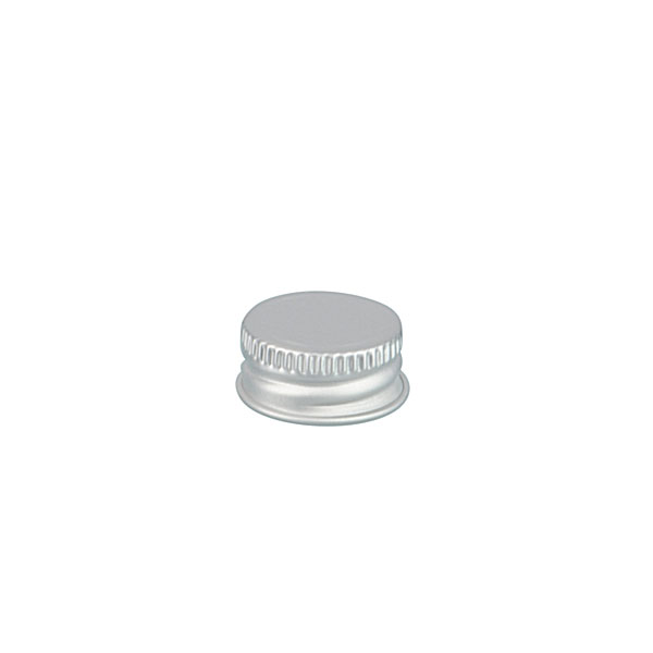 20-400 SILVER THREADS AND KNURLED EDGE TIN PLATE METAL SCREW CAP - NO LINER