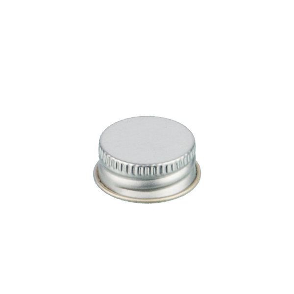 22-400 SILVER THREADS AND KNURLED EDGE TIN PLATE METAL SCREW CAP - PULP AND POLY LINER