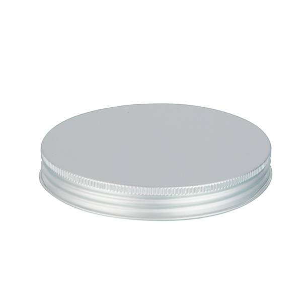 120-400 SILVER THREADS AND KNURLED EDGE TIN PLATE METAL SCREW CAP - PULP AND POLY LINER