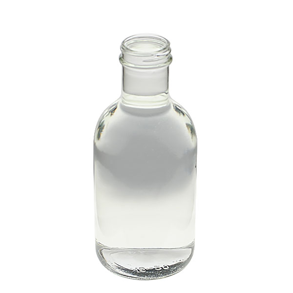 16OZ FLINT GLASS STOUT ROUND WITH 38-405 NECK FINISH-detail image