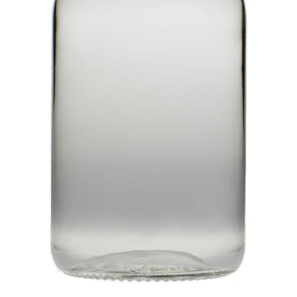 16OZ FLINT GLASS STOUT ROUND WITH 38-405 NECK FINISH-detail image