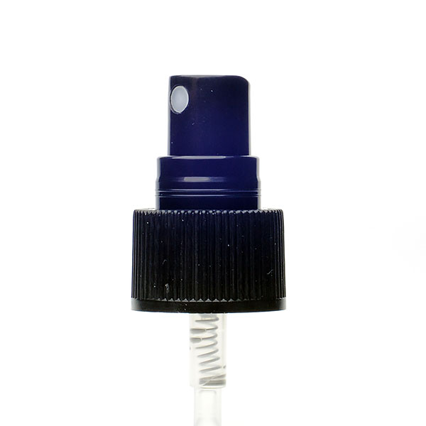 24-410 Black RIB SIDE PP CLEAR FLAT DUST COVER 0.16CC OUTPUT 10" DIP TUBE LENGTH-detail image