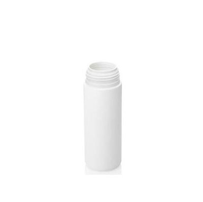 125ML WHITE CYLINDER ROUND FOAMER BOTTLE - 30MM NECK