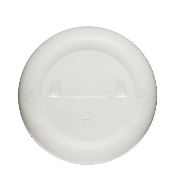 2000CC WHITE HDPE WIDE MOUTH ROUND PLASTIC BOTTLE - 100-400 NECK-detail image
