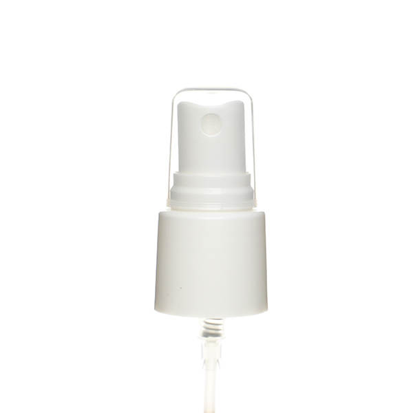 22-415 WHITE SMOOTH SIDE MARK VI FINE MIST SPRAYER WITH CLEAR ROUND HOOD; 0.14ML OR 0.16ML OUTPUT