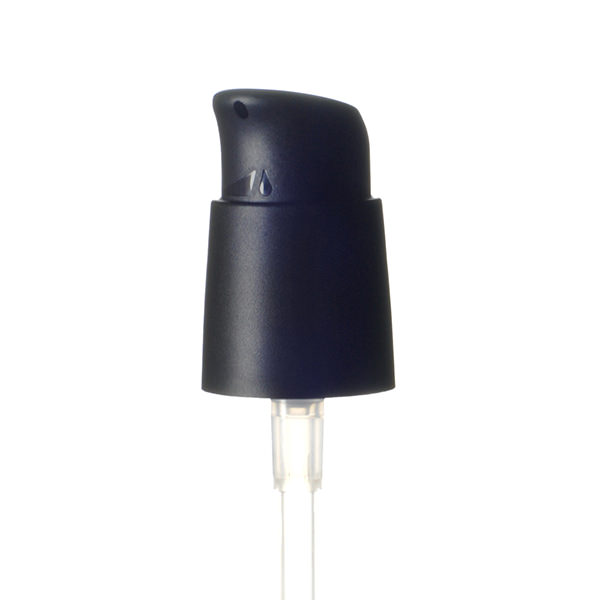 20-410 BLACK SMOOTH TAPERED SIDE ARIA COSMETIC LOW OUTPUT DISPENSER
