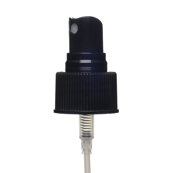 24-410 BLACK RIB SIDE MARK VI FINE MIST SPRAYER WITH CLEAR ROUND HOOD - 0.14ML OR 0.16ML OUTPUT-detail image