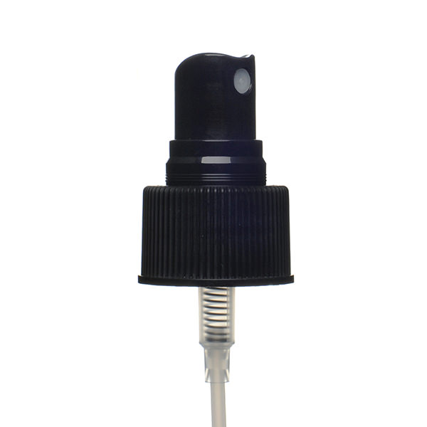 24-410 BLACK RIB SIDE MARK VI FINE MIST SPRAYER WITH CLEAR ROUND HOOD - 0.14ML OR 0.16ML OUTPUT-detail image