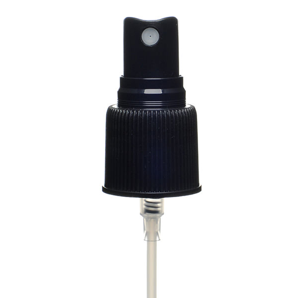 22-415 BLACK RIB SIDE MARK VI FINE MIST SPRAYER WITH CLEAR ROUND HOOD - 0.14ML OR 0.16ML OUTPUT-detail image